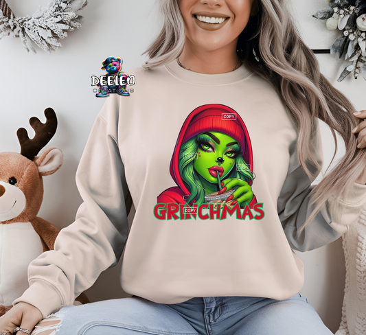 Girlie Grinchmas Sweatshirt