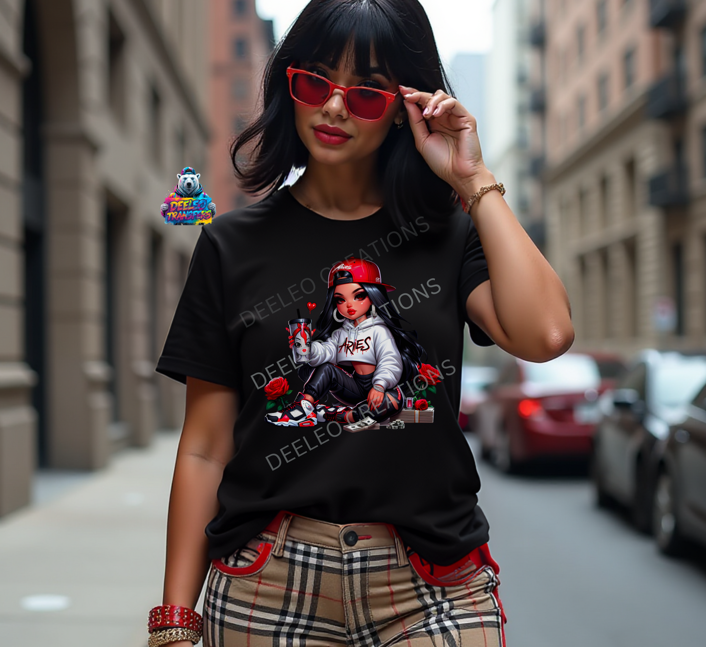 Zodiac Graffiti Girlie DTF Transfer