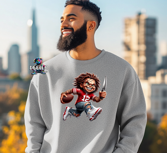 Chuck Football Horror Sweatshirt