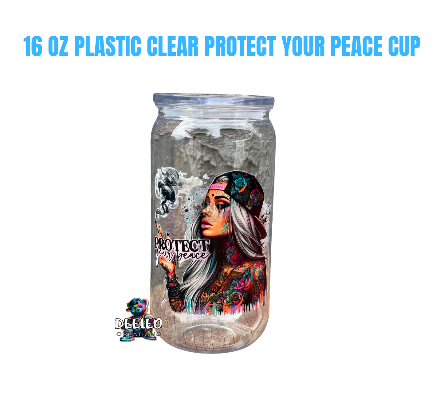 Protect Your Peace 16oz Plastic Cup (Limited Edition)