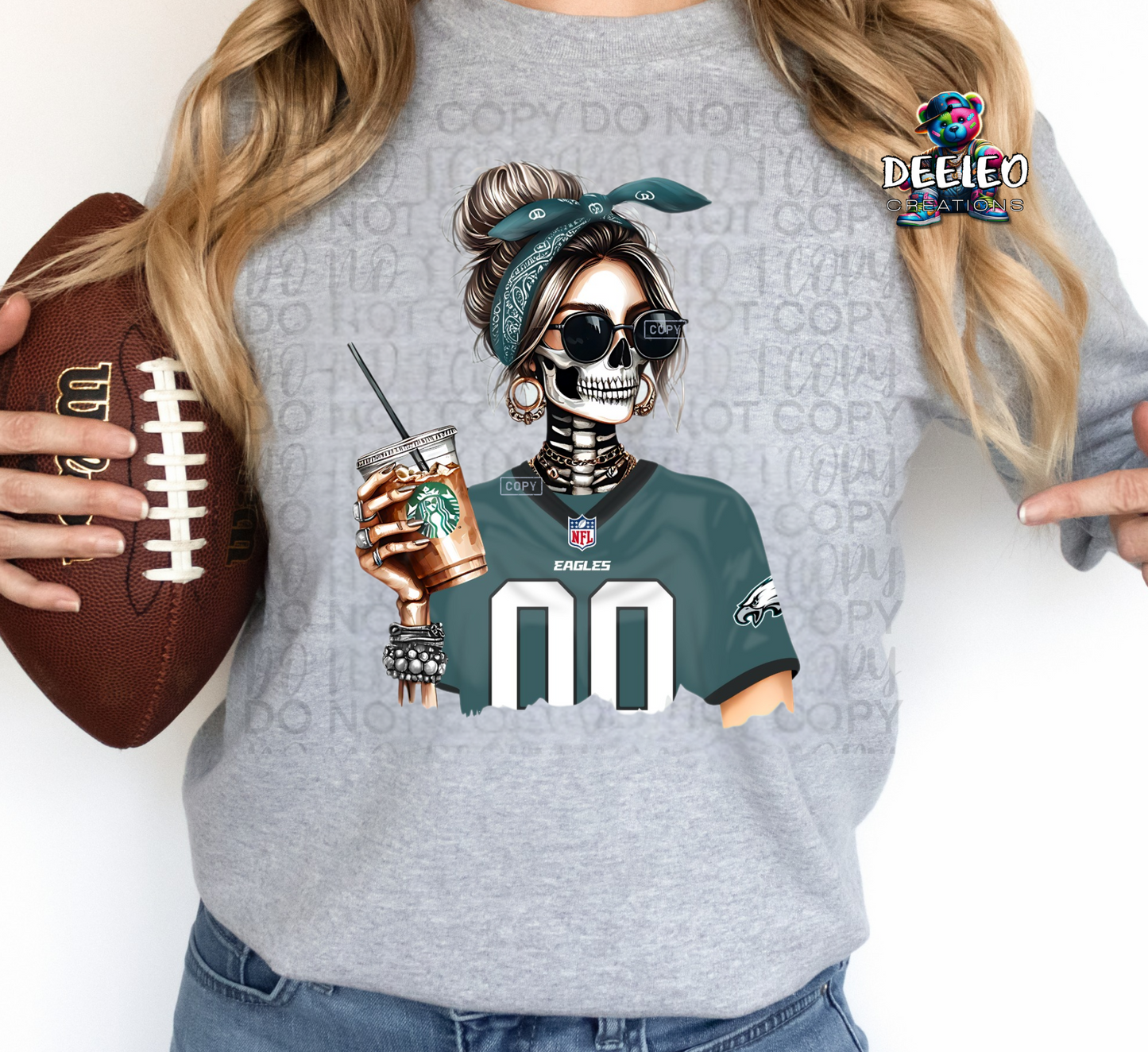 Eagles Skull Girly