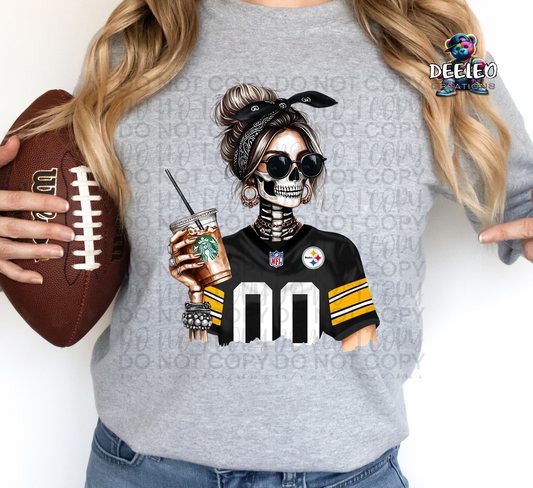 Steelers Skull Girly