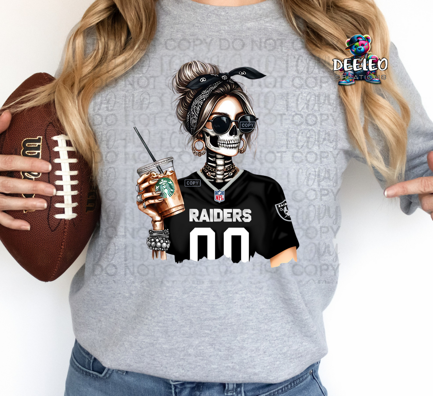 Raiders Skull Girly