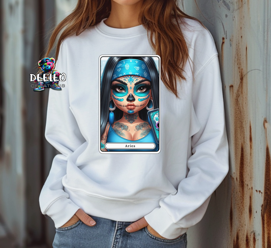 English Zodiac Tarot Sweatshirt